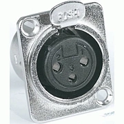PROEL XLR3FDL - разъем XLR 3Р, мама, панельный, корпус металл