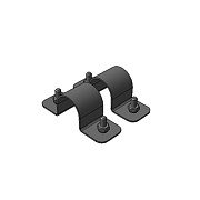 Комплект крепления короба к софиту Комплект крепления короба к софиту черного цвета
Диаметр софита 21м