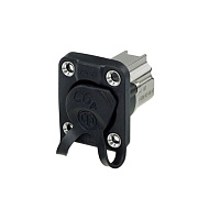 NE8FDX-P6-W Панельный разъем RJ45, EtherCON, CAT6A, D-типа, IP65