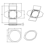 Кашетирующие шторки для BROPAR