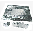 Конфетти металлизированное Сердца серебро