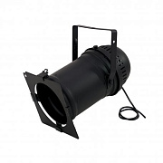 EUROLITE PAR-64 SPOT LONG WITH CABLE BK парблайзер, длинный, цвет черный, цоколь GX-16d, мощность 1000 Вт - артикул ELPAR64