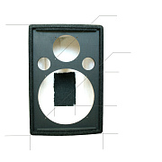 ES-ACOUSTIC 15LA - корпус акустической системы под динамик 15' и ВЧ драйвер с рупором