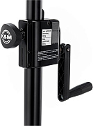 K&M 21339-000-55 стойка для АС с замком-ручкой, без основания, черная, 935-1520 мм