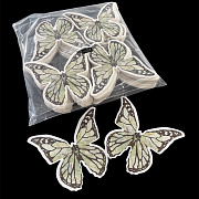 Конфетти бумажное Бабочки тропические 15см 1кг