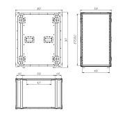 Рэковый кейс RC9-550-20U