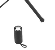 ONSTAGE SS7725 - спикерная стойка, сталь, черная, диаметр штанги 35 и 37,7 мм (с адаптером)