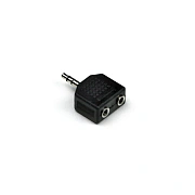 INVOTONE AD170 - переходник джек стерео 3,5мм <-> 2 х джек 3,5мм (гнездо), корпус пластик