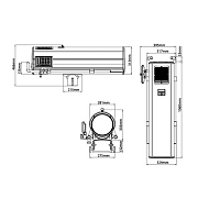 Прожектор следящего света 2200E LED FOLLOW SPOT 1000L