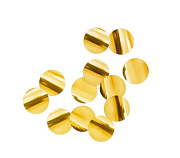 Конфетти металлизированное Круги 41мм золото Конфетти металлизированное Круги 41мм золото