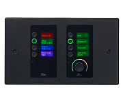 BSS EC-8BV-BLK-EU Ethernet панельный контроллер с 8 кнопками и регулятором уровня, чёрный