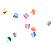 Конфетти металлизированное 6х6мм мульти Конфетти металлизированное 6х6мм мульти