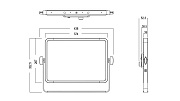 Широкоугольный светильник типа «soft-panel» SS5531TC Y-PLANO 1000 TC