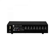 SHOW TA-4241 - трансляц. система 240 Вт, 25/70/100 В, 4Line/mic+2AUX, MP3 плеер пишущий