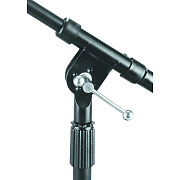 ONSTAGE MS7701B - микрофонная стойка-журавль, тренога, регулируемая высота, черная
