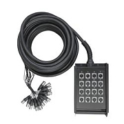 NordFolk NSBL922 20m мультикабель со сценической коробкой, XLR F12  х M4 , 20 метров