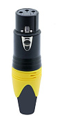 3-х контактный кабельный разъем типа XLR FEMALE COLOR