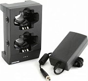 Shure SBC200-E Зарядное устройство для аккумулятора на 2 шт. SB900, с блоком питания. Для QLXD1, ULXD1, AD1, P3RA, P9RA,P10R,QLXD2,ULXD2 и AD2.