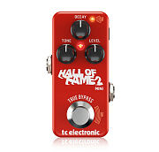 TC Electronic HALL OF FAME 2 MINI REVERB педаль эффекта реверберации, кнопка упправления MASH, новый алгоритм Shimmer Reverb