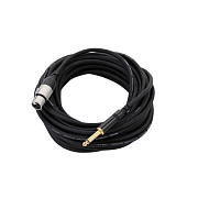 Cordial CCM 10 FP микрофонный кабель XLR female/джек моно 6.3мм, 10.0м, черный