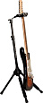 Ultimate Support GS-1000 Pro гитарная стойка с поддержкой грифа и самозакрывающимся держателем грифа, высота 84-115см, алюминий, 1.6кг