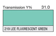 Светофильтр LEE Filters №219 Fluoresent Green
