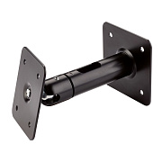 K&M 24185-017-55 настенный/ потолочный держатель для АС, угол наклона 0°-90°, поворот 360°, черный