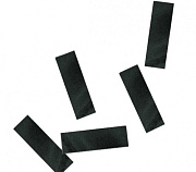 Конфетти бумажное 17х55мм черное Конфетти бумажное 17х55мм черное