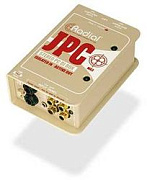 Radial JPC активный дибокс для звуковых карт и A/ V, вход 2x RCA, сквозн. кан. 2x RCA, выход 2x XLR