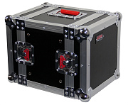 GATOR G-TOUR 6UHR - рэковый флайт-кейс (1/2 рэка), 6 U, глубина 8', дерево