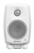 GENELEC G One BW активная 2-полосная АС, НЧ 3" 25Вт, ВЧ 0.75" 25Вт. Подставки. Белая