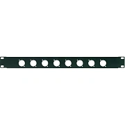 PROEL RK8N - рэковая панель, 8 отверстий под каноны (разъем FDL), 1U