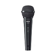 SHURE SV-200 - микрофон динамический вокальный с выключателем и кабелем (XLR - XLR), черный
