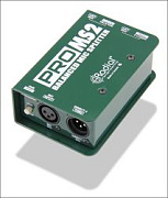 Radial PRO MS2 микр.  сплиттер с трансформатором Eclipse, вход 1x XLR, сквозной 2xXLR, выход 1x XLR