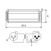 Пассивный директ-бокс RA3DT-XMXF