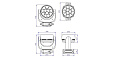 Поворотная «голова» WASH  SS9371XHE PLUTO 4000HEX MK2