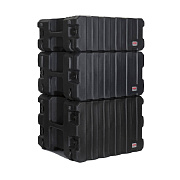 GATOR G-PROR-6U-19 - рэковый кейс, 6U, ручка, колеса, стальные рельсы, пластик