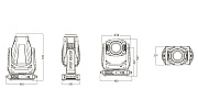 Поворотная «голова» SS660SC HC02 PLUTO 600 PROFILE HC MK2