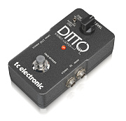 TC Electronic DITTO STEREO LOOPER педаль лупер, режим стерео, бесконечное наложение, редактрование через USB, стерео вход и выход Jack