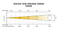 Театральный LED прожектор с линзой Френеля на «холодных» светодиодах SS5252 SCD FREZNO 200SD