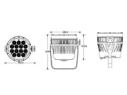 Светодиодный архитектурно-студийный прожектор SS342XCET SUPERSOLAR ZE/TZ OUTDOOR