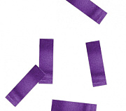Конфетти бумажное 17х55мм фиолетовое Конфетти бумажное 17х55мм фиолетовое