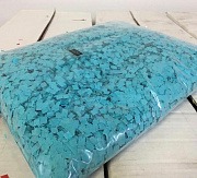 Конфетти бумажное 6х6мм голубое Конфетти бумажное 6х6мм голубое