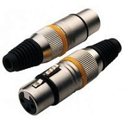 Rockcable RCL10001 M кабельный балансный разъем XLR female, 3 контакта, металл/ крышка металл