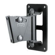 K&M 24471-000-55 настенный держатель для АС, угол наклона 0°-30°, поворот 90°, черный