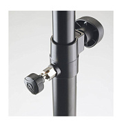 K&M 26735-000-55 стойка для АС на круглой основе, 1080-1780 мм, чёрная