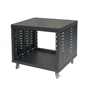 TEMPO RK8W - рэк-шкаф, 8 мест, колеса, цвет черный.