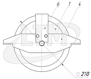 Блок канатный XLINE БК-4-210