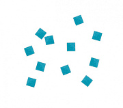 Конфетти бумажное 6х6мм голубое Конфетти бумажное 6х6мм голубое