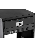 Ящик 2U для рэкового шкафа с ключом RSH-2U